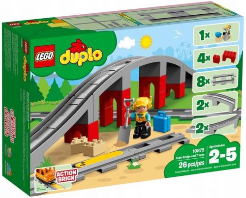 LEGO DUPLO - Lego Duplo 10872 vasúti pályák és viadukt