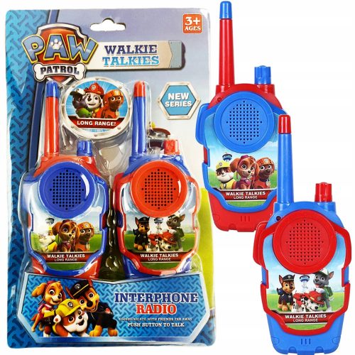 Gyermek rádiók - PAW PATROL SZETT 2x WALKIE TALKIE SHORT WAVE