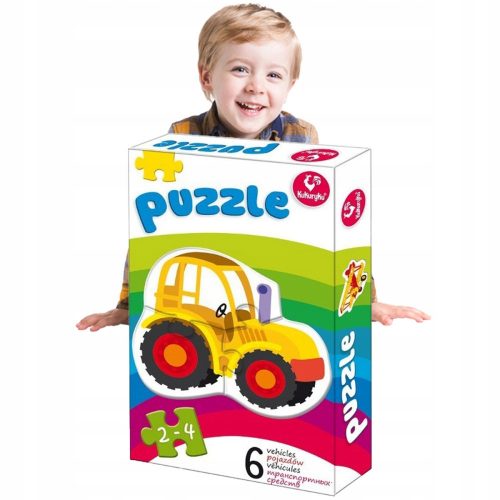 Klasszikus puzzle - Oktatási játék a 2 éves korú első rejtvényekhez