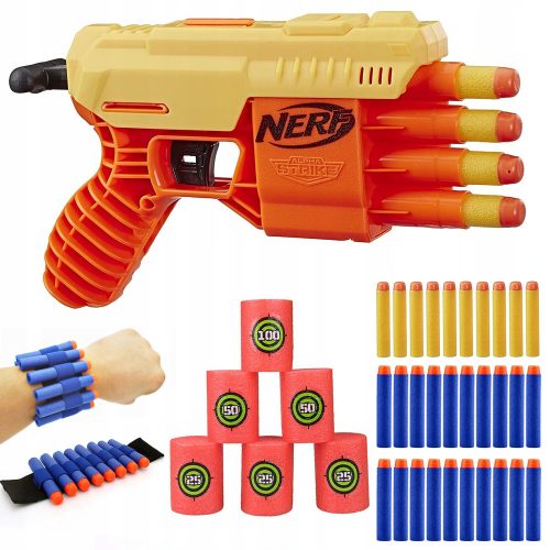  NERF ALPHA STRIKE FANG QS-4 E6973 + BAND + CÉLÁK