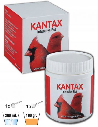 Vitaminok papagájok - Easyym Kantax 500G Red festék