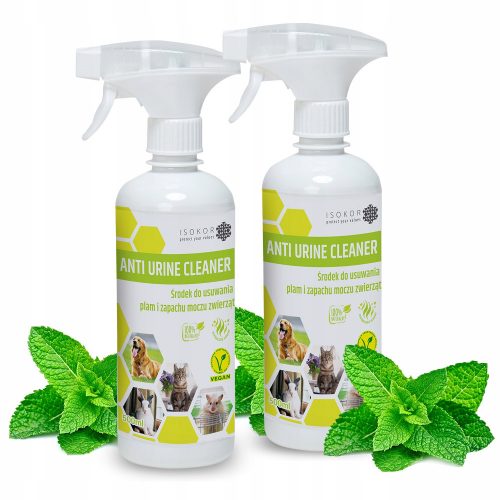 Szagsemlegesítő spray macskáknak - Isokor Anti Urine Cleaner 2 x 500ml