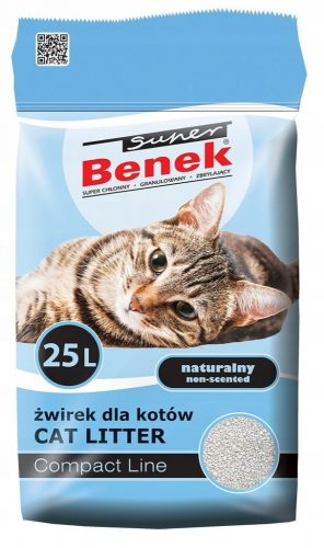 Alom nyulaknak és kis rágcsálóknak - Super Benek Compact 25L kavics természetes