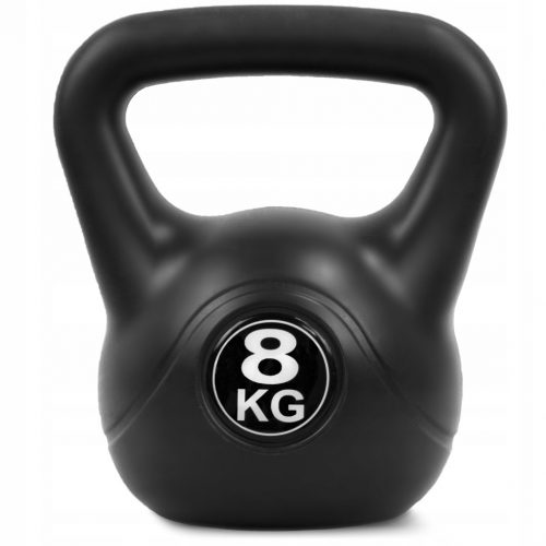  Kettlebell 4FIZJO 8 kg fekete