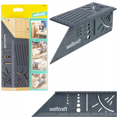 Wolfcraft 5208000 3D négyzet 150 mm