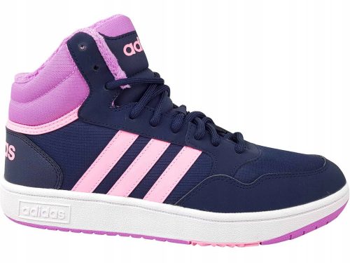 Gyermek sportcipők - Adidas Hoops Mid GW6902 High Navy Blue Shoes új