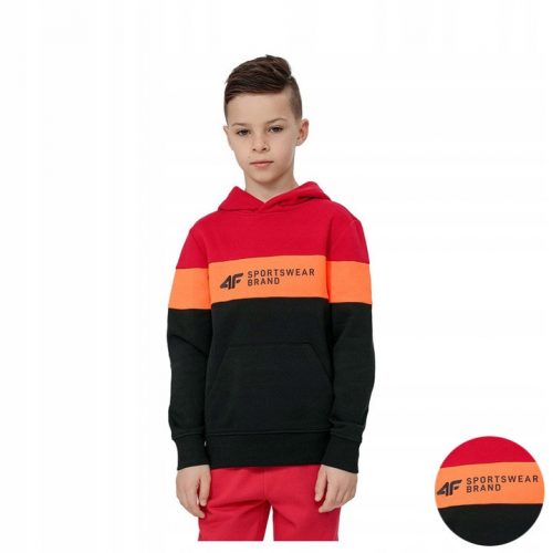 Gyermek pulóver - 4f Boys 'Sweatshirt Children's Hood 158