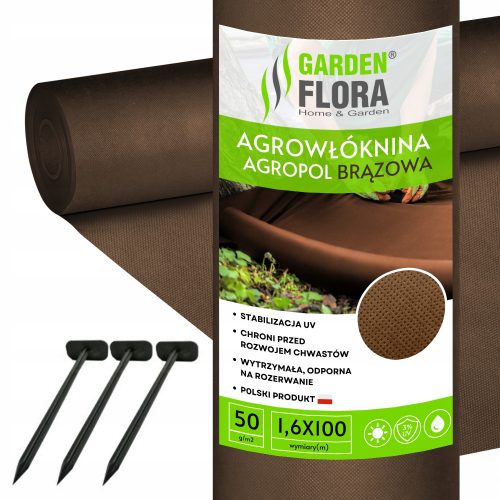 Agrotextília - GF Agrotextile Bronz 1,6x100m 50G + csapok beállítása