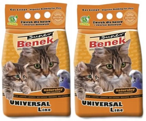 Alom nyulaknak és kis rágcsálóknak - Macska kavicsos szuper Benek Universal 2x10L