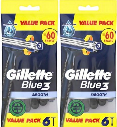  Gillette GILETTE BLUE3 SMOOTH eldobható borotva, 12 db.