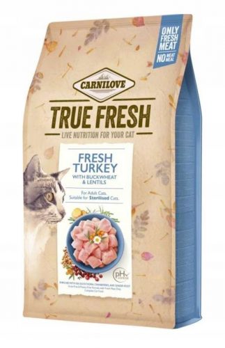 Granulátum macskáknak - Carnilove True Fresh Cat pulykával 1,8 kg