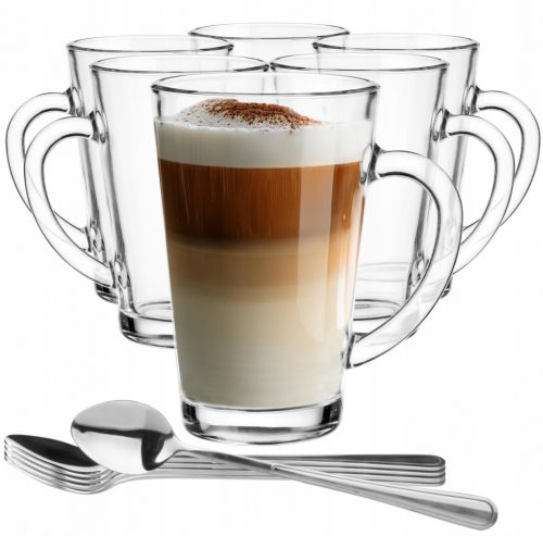  Glasmark latte poharak 300 ml 6 db.