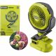 Ventilátor - Ryobi ventilátor akkumulátor szélmalom RCF18 One+