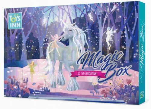 Adventi naptár - Magic Box Unicorn Eraser a 3D -s puzzle összecsukásához