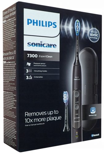  Philips Expert Clean 7300 elektromos fogkefe, fekete