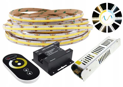 LED CCT COB 24V 14W/M Neon 5M RF vezérlő