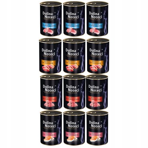 Konzerv macskáknak - Keverje össze a Noteci Valley Premium Cat 12x400 g ízét