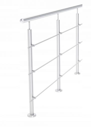 Kapaszkodó a lépcsőhöz - Balustrade 170 cm, Ø42,4/3x Ø12 mm, vágás