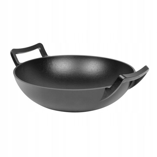 Wok Serpenyő - El Fuego Gusseisen Wok 31 cm