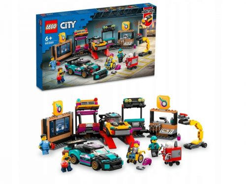  LEGO City 60389 autótuning műhely