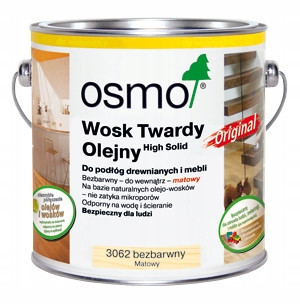 Olaj kemény viasz Osmo 3062 0,75 l, színtelen matt