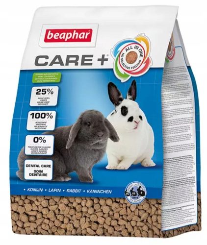 Takarmány kis rágcsálóknak - Beaphar Care+ Rabbit 5KG - nyulaknak