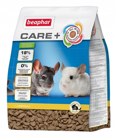 Takarmány kis rágcsálóknak - Beaaphar care+ csincsilla 5kg- chinchillas