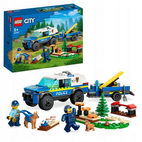  LEGO City 60369 Rendőrkutya képzés terepen