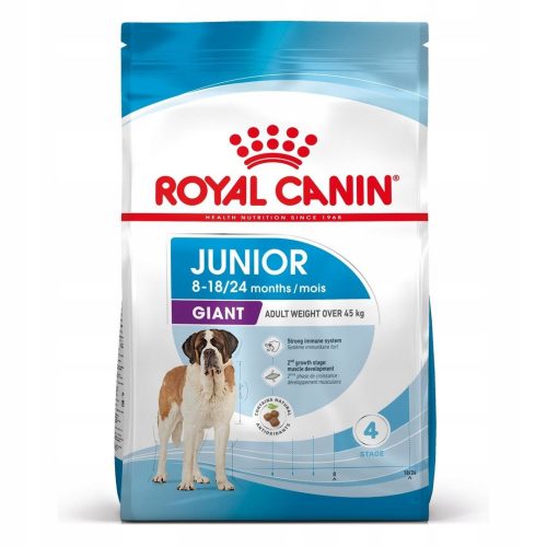 Száraz kutyaeledel - Royal Canin óriás junior 15 kg az óriásfajtákhoz 8