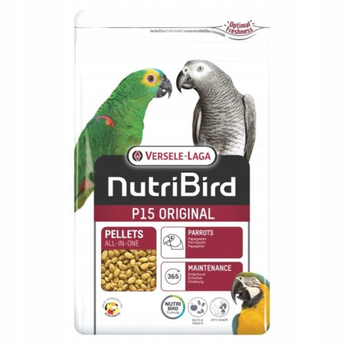 Takarmány egzotikus madarak - A papagájok ételei Versele laga nutribird p15 orig