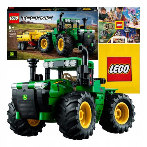  LEGO Technic John Deere 9620R 4WD traktor 42136 + 2 egyéb termék