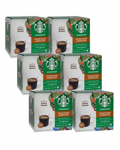 Starbucks Dolce Gusto Grande House 6 x 12 kapszula