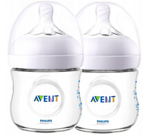 Bébiüveg - 2 x Avent Anti -Color palack 125ml + teat 0m +