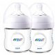 Bébiüveg - 2 x Avent Anti -Color palack 125ml + teat 0m +