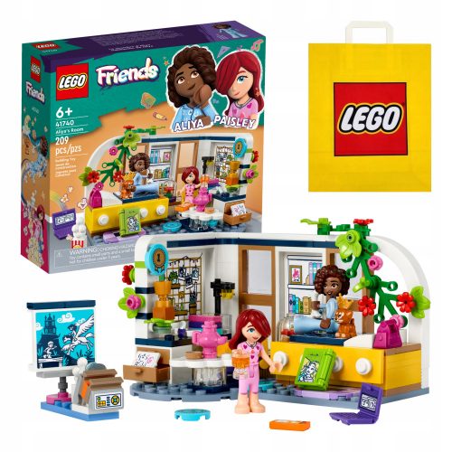  LEGO Friends 41740 Aliya szobája + VP papírzacskó LEGO 6315792 közepes