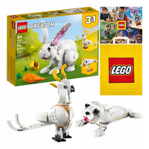  LEGO Creator 3 az 1-ben 31133 fehér nyúl + 2 egyéb termék