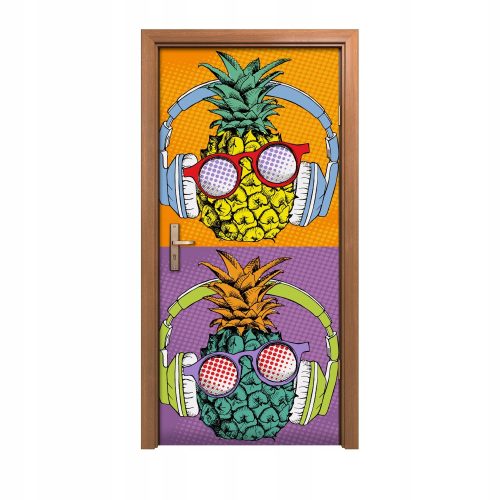 Gyermek falragaszok - Öntapadós matrica Pineapple Fruit Plakát 75x205