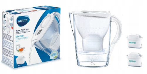 Vízszűrő palack - Brita Marella Cool kancsó 2,4 liter + 2 Maxtra betét