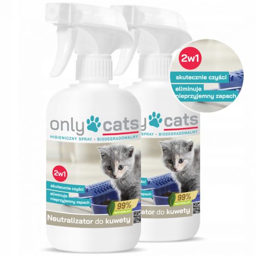  Spray Only Cats Odor Neutralizer alomdobozhoz a szagok ellen 500 ml 500 g