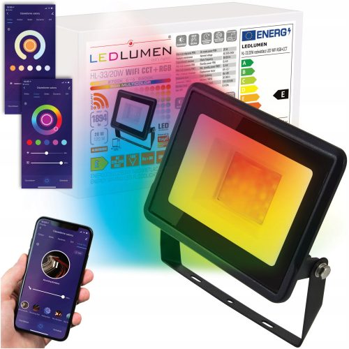  Ledlumen RGB+CTT WiFi LED reflektor 20 W 1894 lm