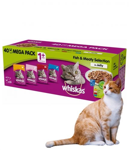 Konzerv macskáknak - Nedves karma kota whiskas 40 tasak