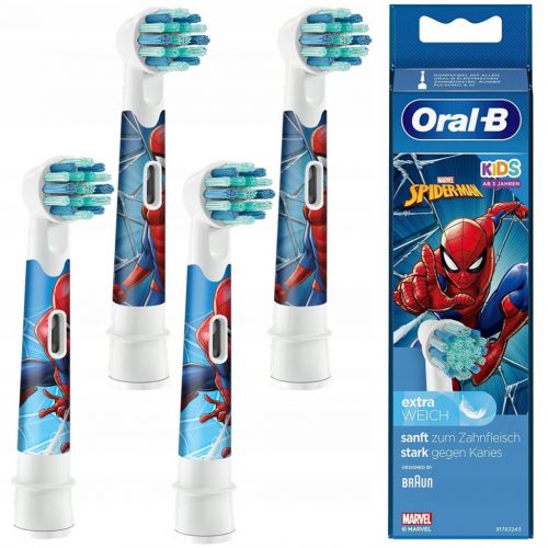  Oral-B Spiderman fogkefe fejek, 4 db