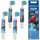  Oral-B Spiderman fogkefe fejek, 4 db