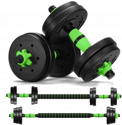 Fitness készlet - Set Bar Set 40 kg súlyzók testmozgáshoz