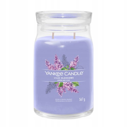 Gyertya - Lilac Blossom Yankee Candle szója illatú gyertya 1 db.