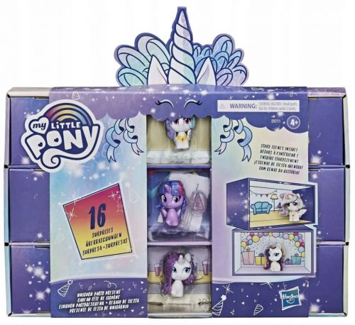  MLP PONY UNICORN PARTY PRESENT SZETT 12 CSOMAGOS E9711