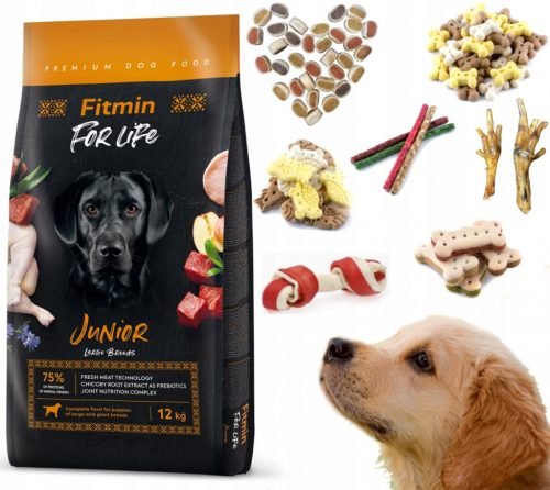  Fitmin DOG For Life Junior Large Breed 12kg