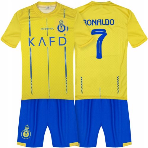 Kosárlabda ruhakészlet - Ronaldo 7 labdarúgó -ruházat az Al Nassr T -Shirt 128 -ból