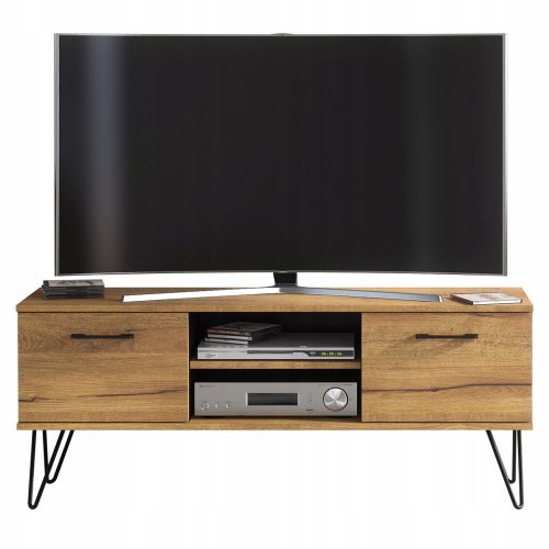 Asztali asztal RTV TV Loft Retro OAK/Black LFT004