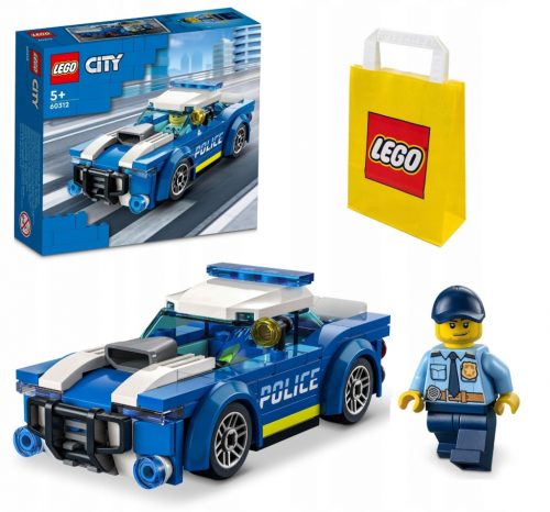  LEGO CITY 5+ BLOKK 60312 RENDŐRAUTÓ RENDŐRAUTÓ